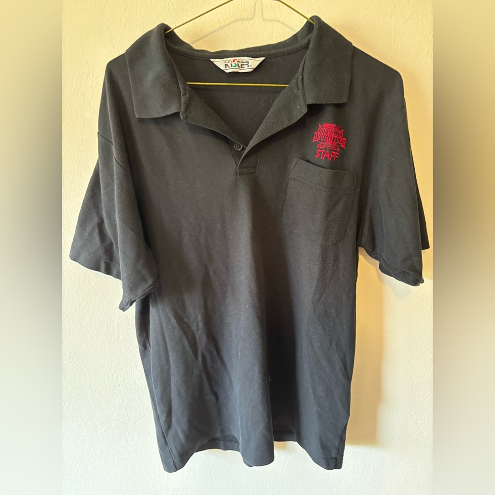George Lucas Super Live Japanese Black Staff Polo Shirt Star Wars